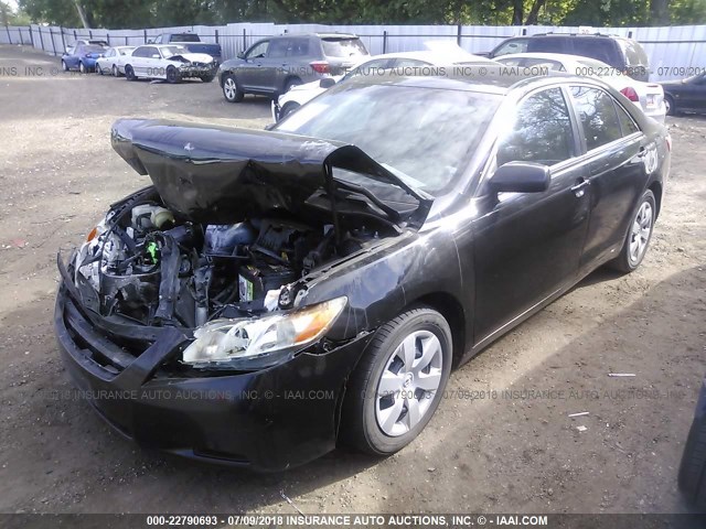 4T1BE46K79U822337 - 2009 TOYOTA CAMRY SE/LE/XLE BLACK photo 2