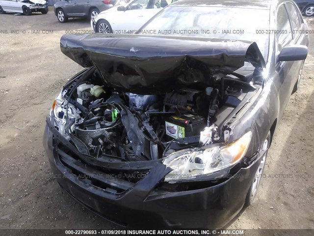 4T1BE46K79U822337 - 2009 TOYOTA CAMRY SE/LE/XLE BLACK photo 6