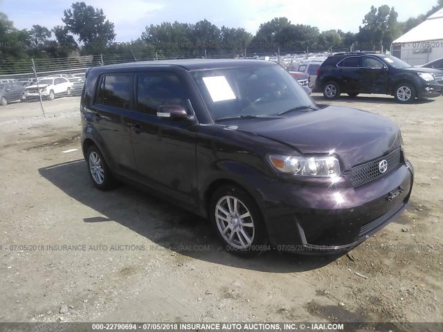 JTLKE50E391061910 - 2009 TOYOTA SCION XB Tünd qırmızı foto 1