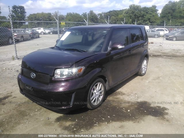 JTLKE50E391061910 - 2009 TOYOTA SCION XB Tünd qırmızı foto 2