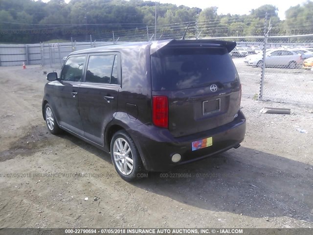 JTLKE50E391061910 - 2009 TOYOTA SCION XB Tünd qırmızı foto 3