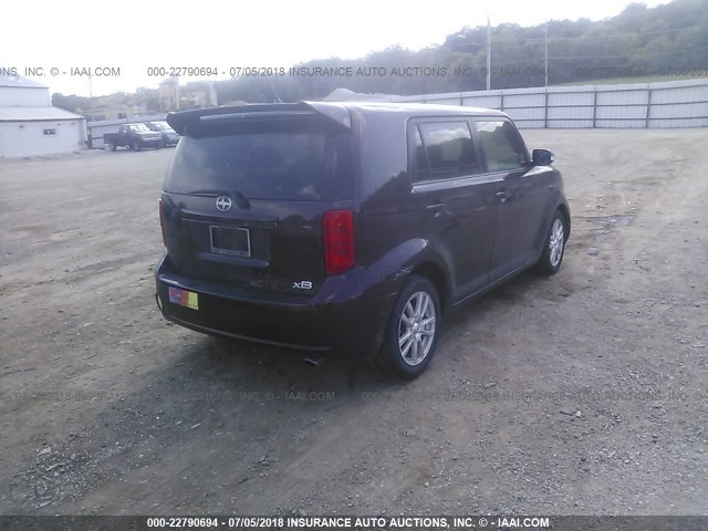 JTLKE50E391061910 - 2009 TOYOTA SCION XB Tünd qırmızı foto 4