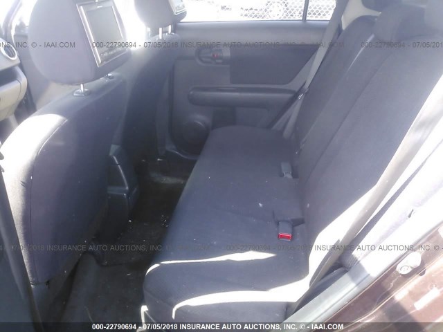 JTLKE50E391061910 - 2009 TOYOTA SCION XB Tünd qırmızı foto 8