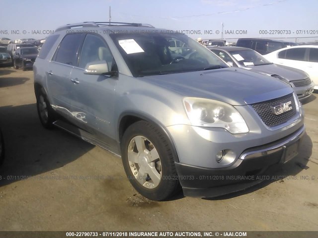 1GKEV23737J171443 - 2007 GMC ACADIA SLT-1 Bleu photo 1