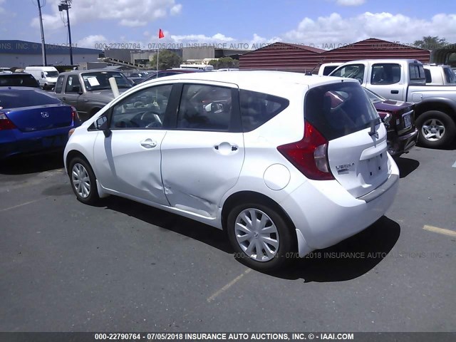 3N1CE2CP2GL393082 - 2016 NISSAN VERSA NOTE S/S PLUS/SV/SL/SR WHITE photo 3