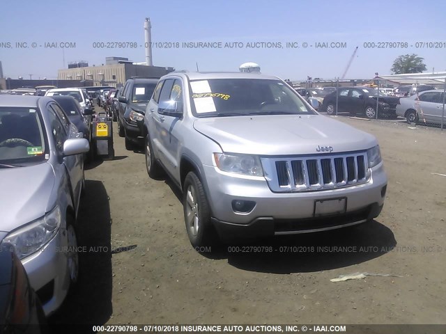 1J4RR5GG1BC619604 - 2011 JEEP GRAND CHEROKEE LIMITED SILVER photo 1