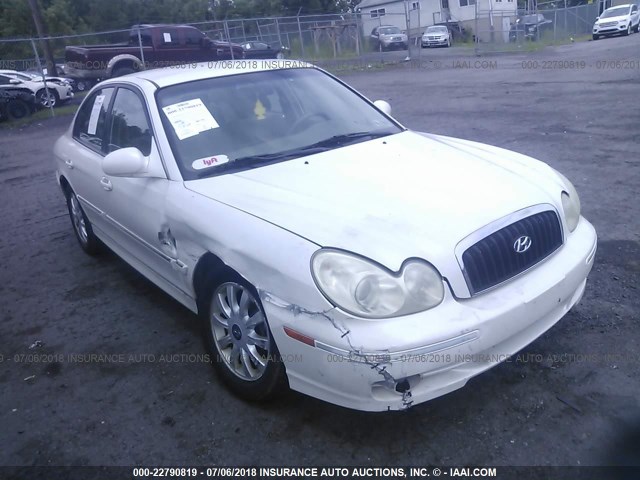 KMHWF35HX4A927530 - 2004 HYUNDAI SONATA GLS/LX WHITE photo 1