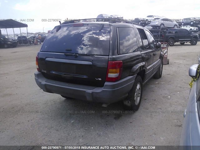 1J4GX48N14C436730 - 2004 JEEP GRAND CHEROKEE LAREDO/COLUMBIA/FREEDOM 黑色 照片 4