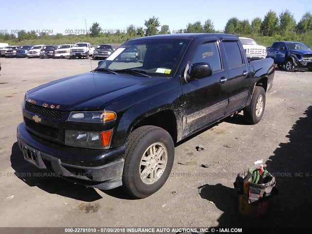 1GCHTCFE2B8105688 - 2011 CHEVROLET COLORADO LT BLACK photo 2