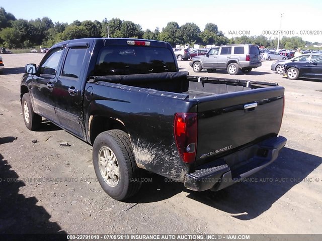 1GCHTCFE2B8105688 - 2011 CHEVROLET COLORADO LT BLACK photo 3