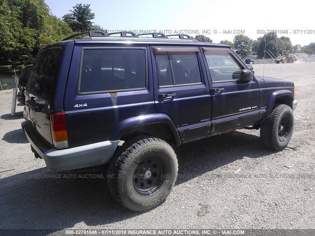 1J4FF68S9XL559325 - 1999 JEEP CHEROKEE SPORT/CLASSIC ლურჯი ფოტო 4