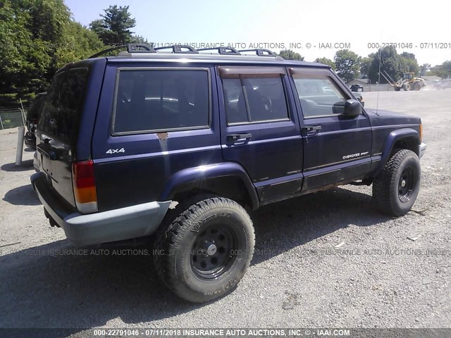 1J4FF68S9XL559325 - 1999 JEEP CHEROKEE SPORT/CLASSIC BLUE photo 4