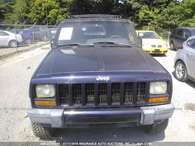 1J4FF68S9XL559325 - 1999 JEEP CHEROKEE SPORT/CLASSIC ლურჯი ფოტო 6