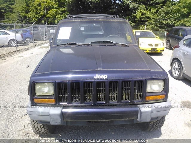 1J4FF68S9XL559325 - 1999 JEEP CHEROKEE SPORT/CLASSIC BLUE photo 6