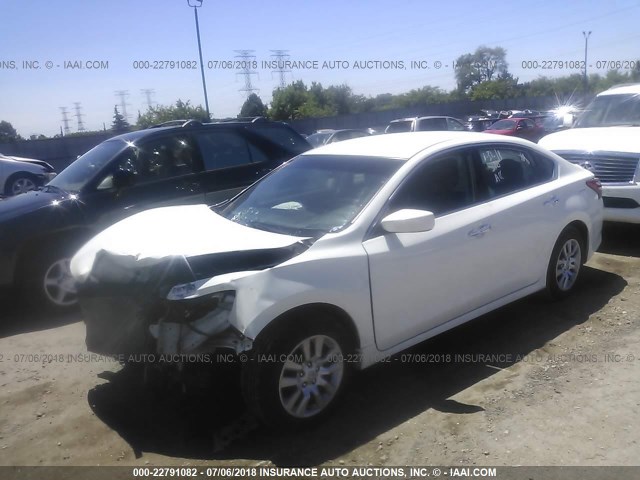 1N4AL3AP7GC235020 - 2016 NISSAN ALTIMA 2.5/S/SV/SL/SR WHITE photo 2