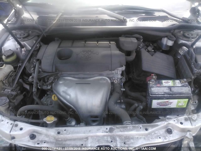 4T1BF3EK5BU209258 - 2011 TOYOTA CAMRY SE/LE/XLE SILVER photo 10