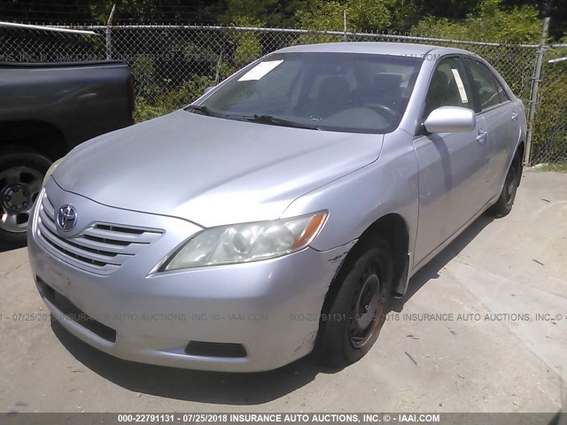 4T4BE46K58R019188 - 2008 TOYOTA CAMRY CE/LE/XLE/SE GRAY photo 2