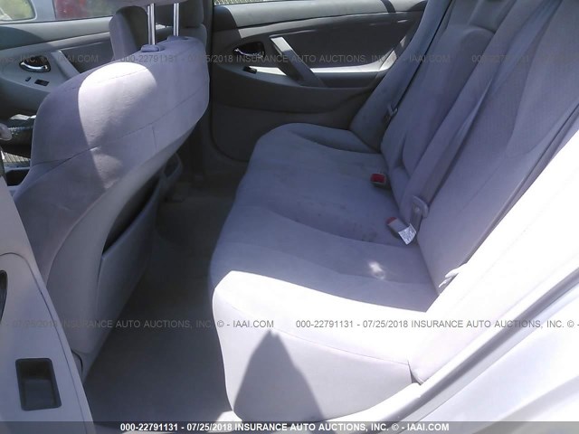 4T4BE46K58R019188 - 2008 TOYOTA CAMRY CE/LE/XLE/SE GRAY photo 8