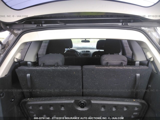 3C4PDCAB4ET276471 - 2014 DODGE JOURNEY SE GRAY photo 8