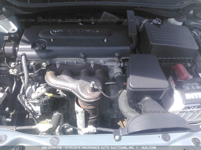 4T1BE46K47U521845 - 2007 TOYOTA CAMRY NEW GENERAT CE/LE/XLE/SE GREEN photo 10