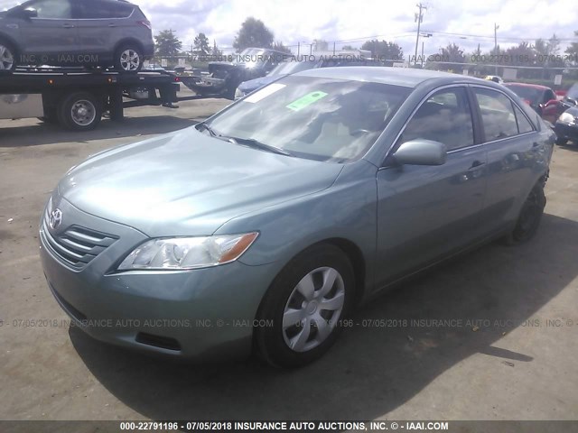 4T1BE46K47U521845 - 2007 TOYOTA CAMRY NEW GENERAT CE/LE/XLE/SE GREEN photo 2