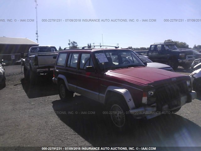 1J4FJ78S3TL190055 - 1996 JEEP CHEROKEE COUNTRY RED photo 1