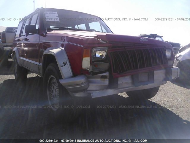 1J4FJ78S3TL190055 - 1996 JEEP CHEROKEE COUNTRY RED photo 6