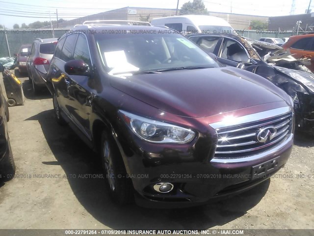 5N1AL0MM2FC550232 - 2015 INFINITI QX60 MAROON photo 1