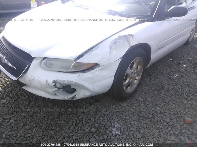 3C3EL55H9XT547844 - 1999 CHRYSLER SEBRING JXI WHITE photo 6