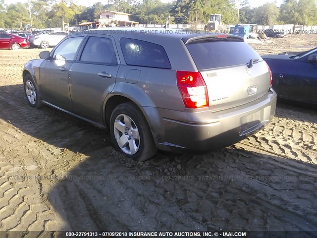 2D4FV47T88H147793 - 2008 DODGE MAGNUM GRAY photo 3