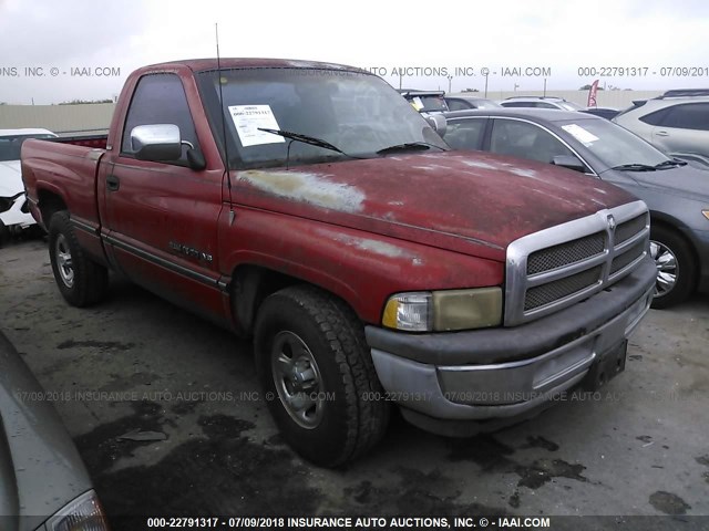 1B7HC16Y0RS665303 - 1994 DODGE RAM 1500 RED photo 1