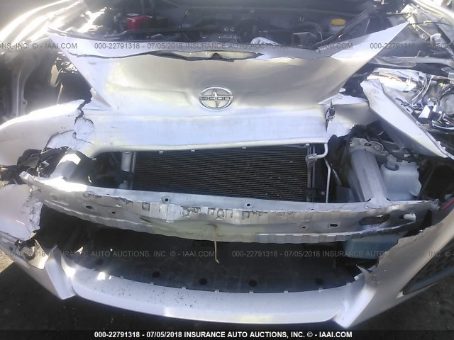 JF1ZNAA16D2719758 - 2013 TOYOTA SCION FR-S SILVER photo 6