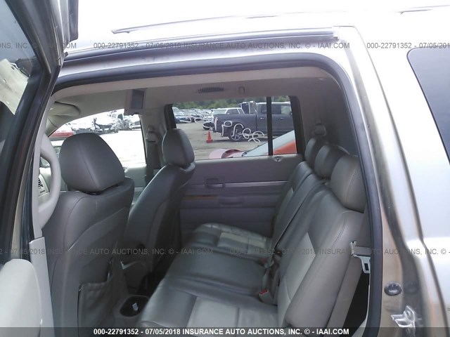 1A8HW58P37F577122 - 2007 CHRYSLER ASPEN LIMITED GOLD photo 8