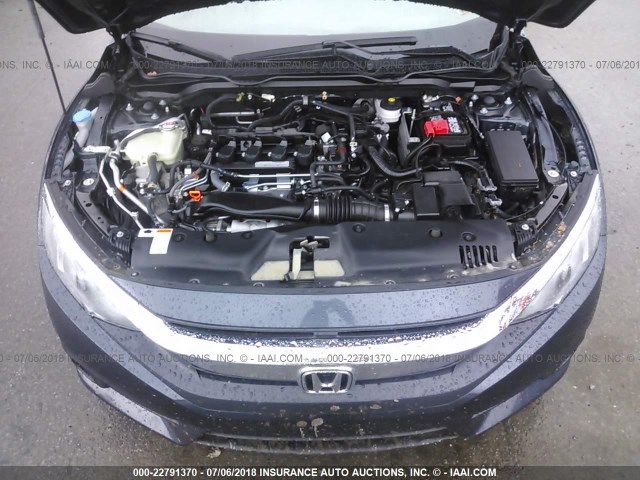 19XFC1F74HE020492 - 2017 HONDA CIVIC EXL Dark Blue photo 10