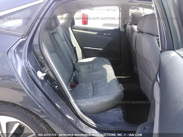 19XFC1F74HE020492 - 2017 HONDA CIVIC EXL Dark Blue photo 8