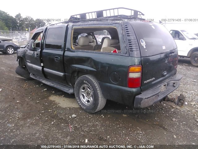 1GKFK16Z53J147787 - 2003 GMC YUKON XL K1500 GREEN photo 3