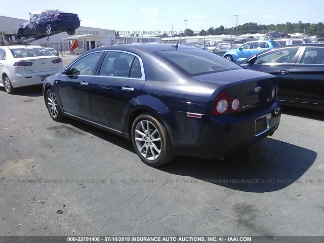 1G1ZK577584197648 - 2008 CHEVROLET MALIBU LTZ 蓝色 照片 3