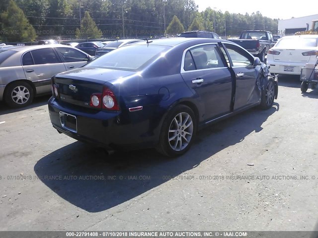1G1ZK577584197648 - 2008 CHEVROLET MALIBU LTZ 蓝色 照片 4