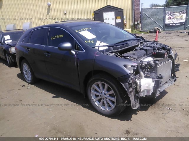 4T3BA3BB3BU019159 - 2011 TOYOTA VENZA GRAY photo 1