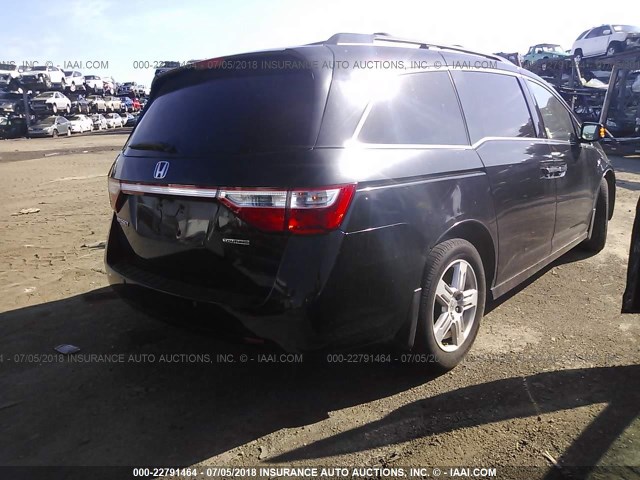 5FNRL5H93CB097618 - 2012 HONDA ODYSSEY TOURING/TOURING ELITE BLACK photo 4