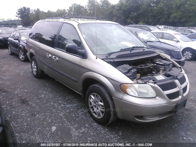 2D4GP34303R173546 - 2003 DODGE GRAND CARAVAN EL TAN photo 1