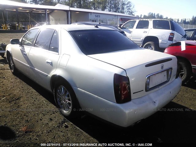 1G6KE57Y63U119495 - 2003 CADILLAC DEVILLE DHS WHITE photo 3