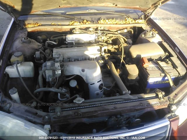 JT2BG22K0Y0524168 - 2000 TOYOTA CAMRY CE/LE/XLE MAROON photo 10