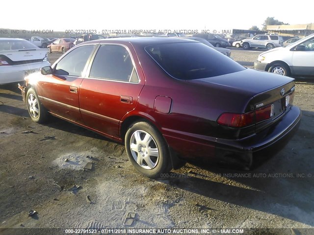 JT2BG22K0Y0524168 - 2000 TOYOTA CAMRY CE/LE/XLE MAROON photo 3