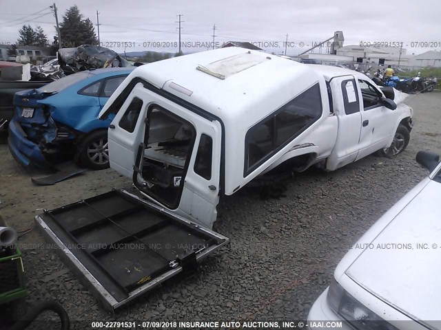 1D7HG12K64S585024 - 2004 DODGE DAKOTA SXT WHITE photo 4