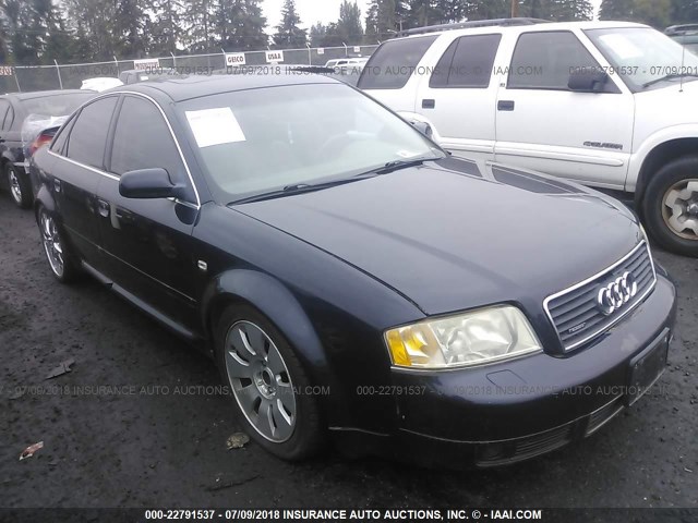 WAUZL54B7YN065527 - 2000 AUDI A6 4.2 QUATTRO BLUE photo 1