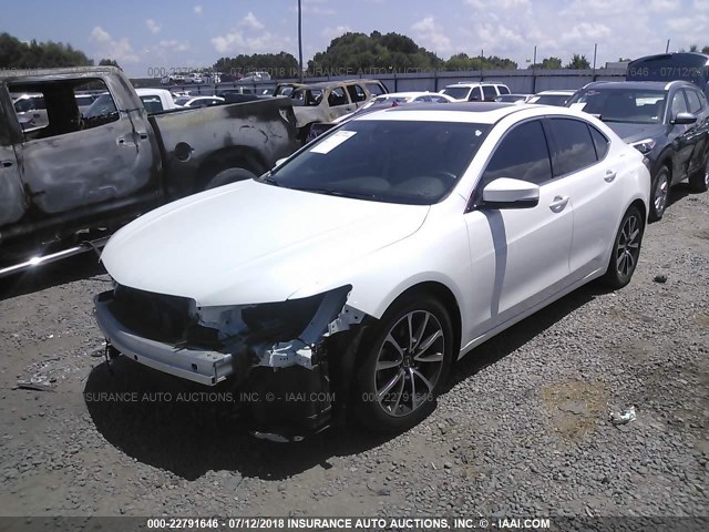 19UUB3F58FA004883 - 2015 ACURA TLX TECH WHITE photo 2