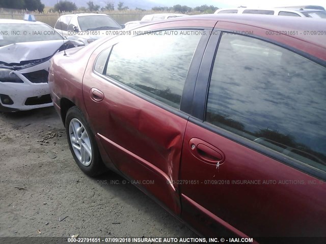 2B3HD46R01H632953 - 2001 DODGE INTREPID SE RED photo 6