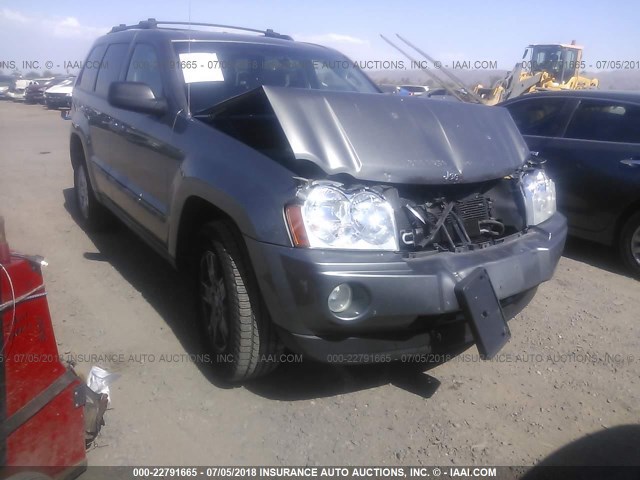 1J8HS48N37C684726 - 2007 JEEP GRAND CHEROKEE LAREDO/COLUMBIA/FREEDOM 灰色 照片 1