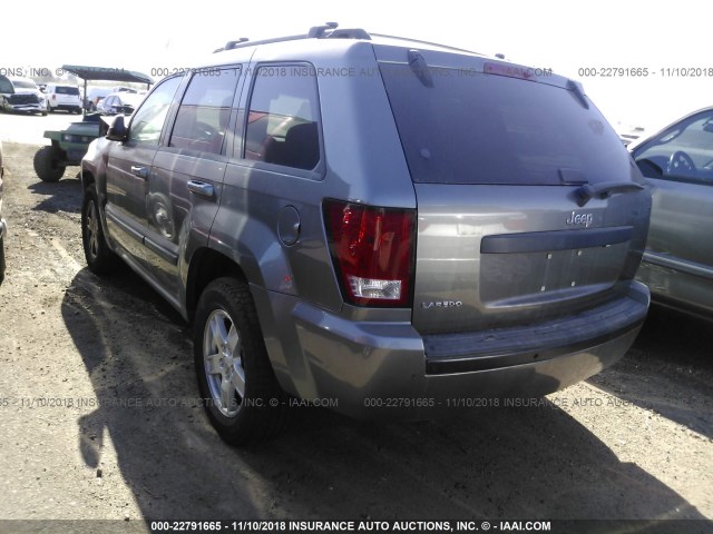 1J8HS48N37C684726 - 2007 JEEP GRAND CHEROKEE LAREDO/COLUMBIA/FREEDOM 灰色 照片 3